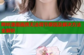 哔咔漫画画质无法调节原因及解决方法全解析