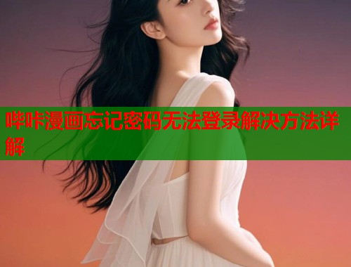 哔咔漫画忘记密码无法登录解决方法详解  第1张
