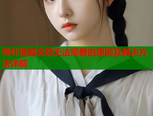 哔咔漫画突然无法观看的原因及解决方法详解  第1张